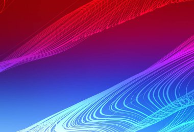 Açık mavi, kırmızı vektör soyut bulanık görünüm. Gradyan ile modern soyut çizim. Bir cep telefonu için arka plan.