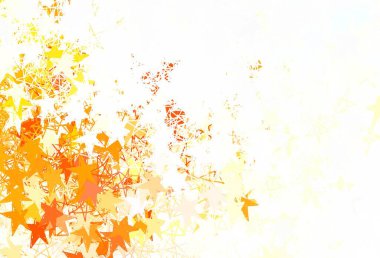 Açık yeşil, küçük ve büyük yıldızlı kırmızı vektör arkaplanı. Yıldızlı parlak renkli illüstrasyon. Astronomi web siteleri için desen.