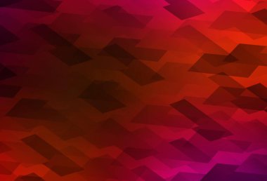 Açık pembe, dikdörtgen biçiminde kırmızı vektör dokusu. Soyut stil ve dikdörtgenlerle dekoratif tasarım. İş ilanları, broşürler, broşürler için desen