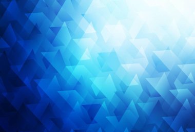 Kare şeklinde koyu mavi vektör deseni. Renkli dikdörtgenleri olan bir resim. İş ilanları, broşürler, broşürler için desen