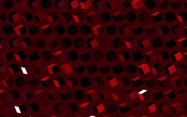 Kare şeklinde koyu kırmızı vektör deseni. Soyut stil ve dikdörtgenlerle dekoratif tasarım. Web siteleri için şablon kullanılabilir.