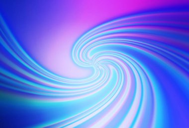 Açık pembe, mavi vektör parlak soyut fon. Görüntü stili ve gradyanı olan yeni renkli çizimler. Tasarımlar için arka plan.