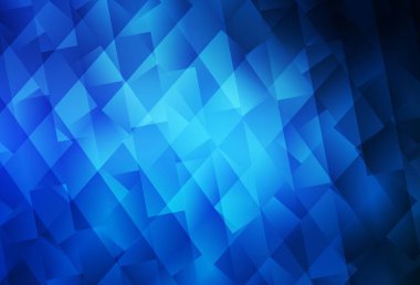 Dikdörtgenli koyu mavi vektör arkaplan. Renkli dikdörtgenleri olan bir resim. Reklamlar için desen.