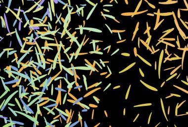 Düz çizgileri olan koyu renkli vektör düzeni. Çizgilerle modern geometrik soyut çizim. Reklam, kitapçıklar, broşürler için desen.