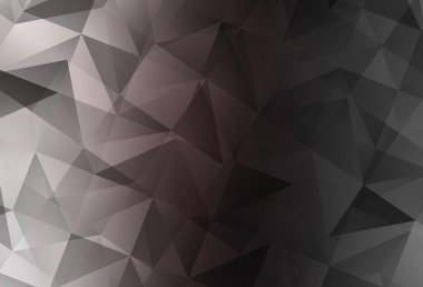 Light Gray vektör soyut mozaik arkaplan. Gradyanı olan zarif parlak çokgen çizimi. Marka kitabınız için yeni şablon.