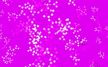 Yapay zeka yapısına sahip açık mor vektör şablonu. Renkli yapay zeka yapısı, eğimli çizgiler ve noktalar. Siber yeniliklerin tasviri için tasarım.