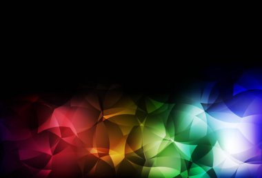 Karanlık çokrenkli vektör düşük polimer arkaplan. Origami tarzında gradyan ile geometrik çizim. Arkaplanlarınız için desenli desen.