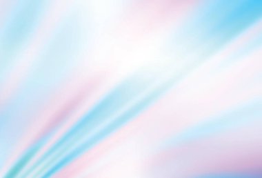 Açık Pembe, Mavi vektör parlak soyut düzen. Gradyan tasarımlı, soyut, ışıltılı çizimler. Marka kitabınız için yeni biçim tasarımı.