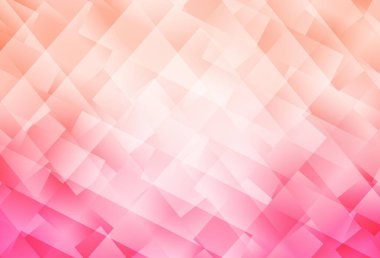 Dikdörtgenli açık pembe vektör arkaplanı. Soyut arkaplanda dikdörtgenler ve renkli gradyanlar. İş ilanınız için akıllı tasarım.