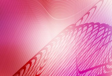 Açık pembe vektör parlak dokuyu bulanıklaştırdı. Gradyan ile modern soyut çizim. İş tasarımınız için yeni biçim.