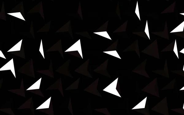 Mörk Rosa Grön Vektor Bakgrund Med Linjer Trianglar Glitter Abstrakt — Stock vektor