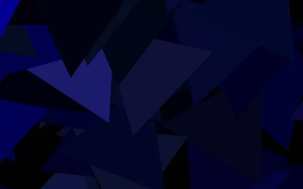 Fondo Vectorial Azul Oscuro Con Estilo Poligonal Ilustración Abstracta Moderna — Vector de stock