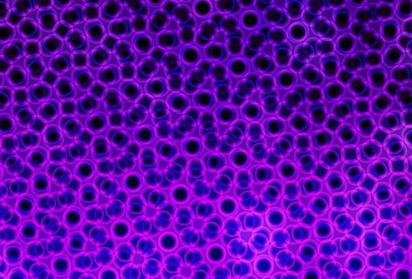 Dark Purple Textura Vetorial Rosa Com Discos Ilustração Abstrata Moderna — Vetor de Stock