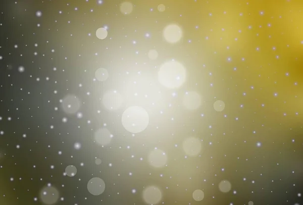 Dunkelgrünes Gelbes Vektormuster Weihnachtlichen Stil Einfache Gradienten Illustration Mit Weihnachtlichen — Stockvektor