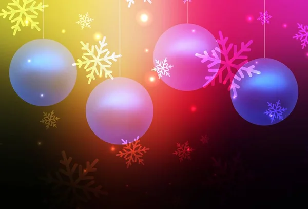 Dark Pink Yellow Vector Background Стилі Xmas Дизайн Xmas Стилі — стоковий вектор