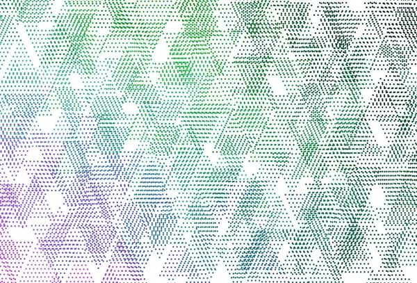 Rose Clair Fond Vectoriel Vert Avec Triangles Cercles Design Décoratif — Image vectorielle