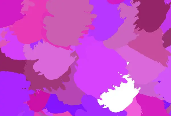 Luz Púrpura Fondo Vectorial Rosa Con Formas Memphis Ilustración Abstracta — Vector de stock