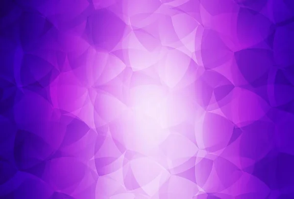 浅紫色 粉红矢量多边形抽象背景 带有三角形的现代抽象图解 全新设计的单张 — 图库矢量图片