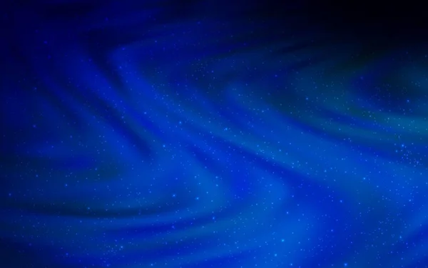 Textura Vectorial Azul Oscuro Con Estrellas Vía Láctea Estrellas Del — Vector de stock