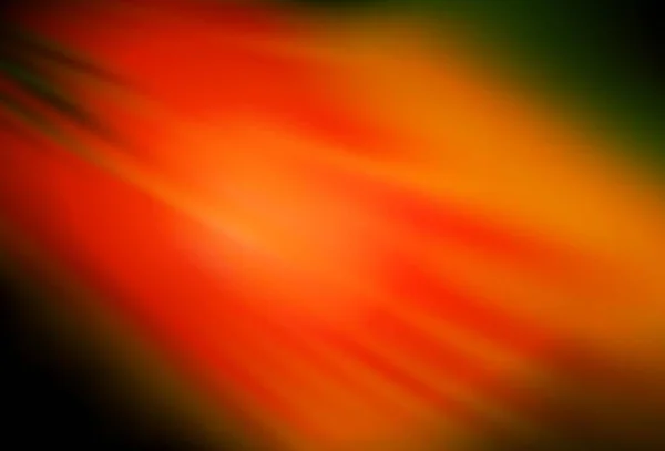 Vettore Arancione Scuro Offuscata Modello Luminoso Illustrazione Astratta Colorata Con — Vettoriale Stock