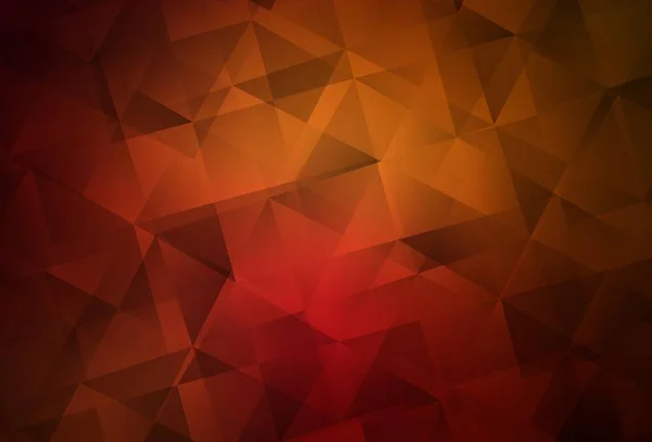 Donkerrode Vector Stralende Driehoekige Achtergrond Kleurrijke Illustratie Abstracte Stijl Met — Stockvector