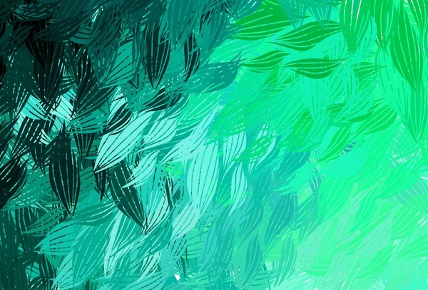 Světle Zelená Vektorová Textura Abstraktními Tvary Ilustrace Barevnými Tvary Přechodu — Stockový vektor