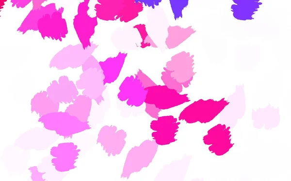 Lila Vektorschablone Mit Chaotischen Formen Illustration Mit Farbenfrohen Verlaufsformen Abstrakten — Stockvektor