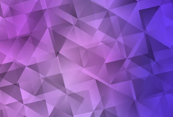 Disposition Abstraite Polygone Vectoriel Violet Clair Illustration Colorée Brillante Avec — Image vectorielle