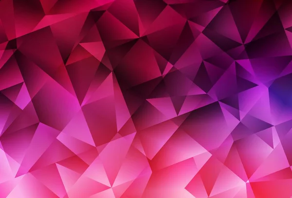 Dark Purple Rose Vecteur Polygone Fond Abstrait Échantillon Aux Formes — Image vectorielle