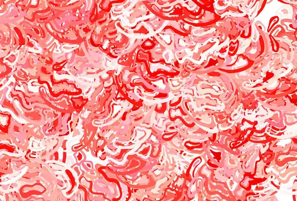 Texture Vectorielle Rouge Clair Aux Formes Abstraites Illustration Avec Des — Image vectorielle