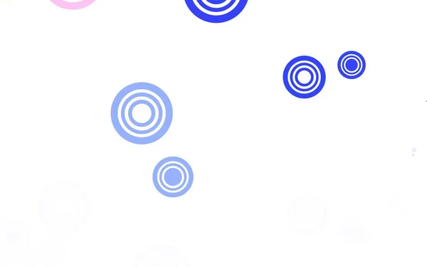 Rose Clair Fond Vectoriel Bleu Avec Des Points Design Décoratif — Image vectorielle