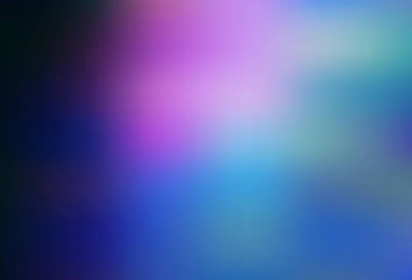 Donker Roze Blauwe Vector Wazig Helder Sjabloon Glitter Abstracte Illustratie — Stockvector