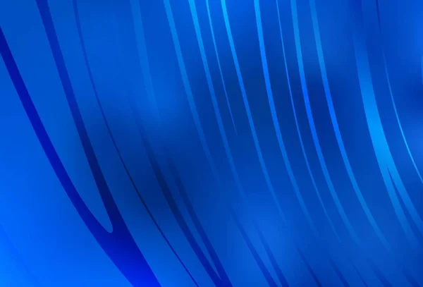 Hellblauer Vektorhintergrund Mit Gebogenen Linien Ein Muster Mit Bunten Linien — Stockvektor