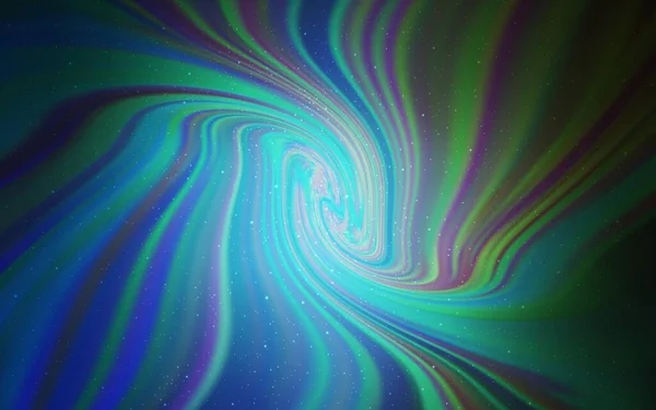 Hellblaue Vektortextur Mit Milchstraßensternen Leuchtende Illustration Mit Himmelssternen Auf Abstrakter — Stockvektor