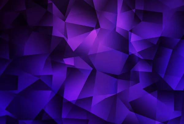 Vecteur Violet Foncé Motif Polygonal Abstrait Une Toute Nouvelle Illustration — Image vectorielle