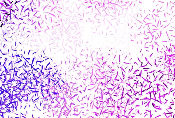 浅紫色 粉红矢量背景与直线 用锐利的条纹显示彩色插图 横幅图案 — 图库矢量图片