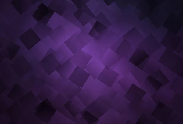 Темно Фиолетовый Векторный Узор Квадратном Стиле Декоративный Дизайн Абстрактном Стиле — стоковый вектор