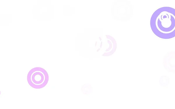 Светло Фиолетовый Векторный Рисунок Сферами Размытый Декоративный Дизайн Абстрактном Стиле — стоковый вектор