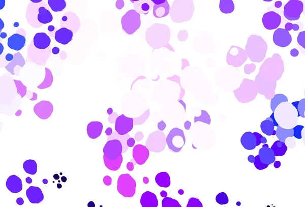 Светло Фиолетовая Векторная Текстура Дисками Размытый Декоративный Дизайн Абстрактном Стиле — стоковый вектор