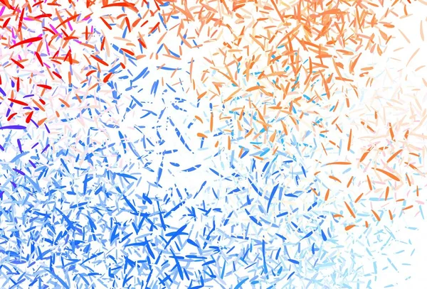 ライトブルー 繰り返しスティック付きイエローベクトルテンプレート 線で描いた現代の幾何学的抽象画 ポスター バナーに最適なデザイン — ストックベクタ
