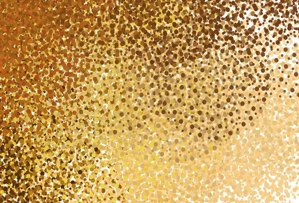 Textura Vetor Laranja Claro Com Discos Glitter Ilustração Abstrata Com — Vetor de Stock