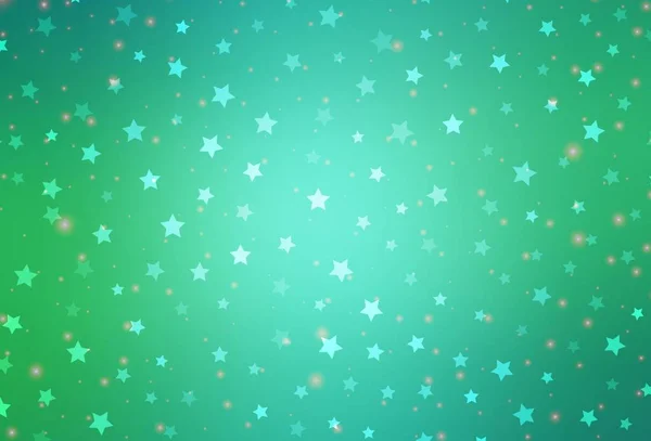 Світло Зелений Векторний Візерунок Різдвяному Стилі Барвисті Ілюстрації Різдвяними Знаками — стоковий вектор