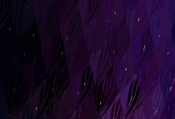 Dark Purple Fondo Vectorial Rosa Con Líneas Irrisorias Nueva Ilustración — Vector de stock