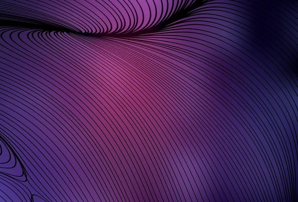 Dark Purple Patrón Vectorial Rosa Con Líneas Irónicas Ilustración Creativa — Vector de stock