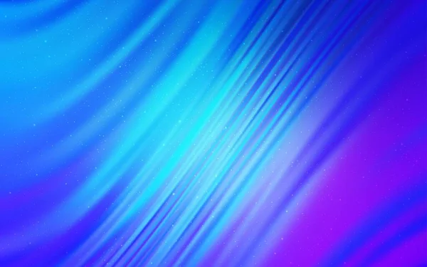 Light Pink Blue Vector Background Astronomical Stars Shining Illustration Sky — Stock Vector