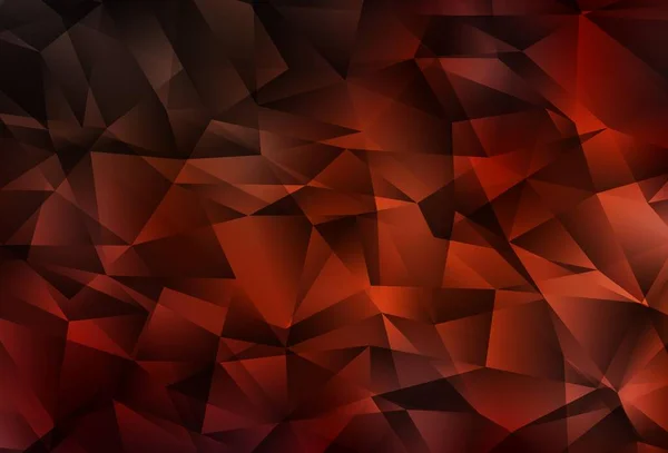 Темно Червоний Векторний Багатокутник Абстрактний Фон Блискуча Полігональна Ілюстрація Яка — стоковий вектор