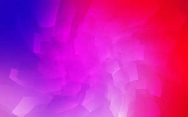 ライトピンク カラフルな六角形のブルーベクトルテクスチャ カラフルな六角形のセットでイラスト ウェブサイトのポスター バナーの新しいデザイン — ストックベクタ