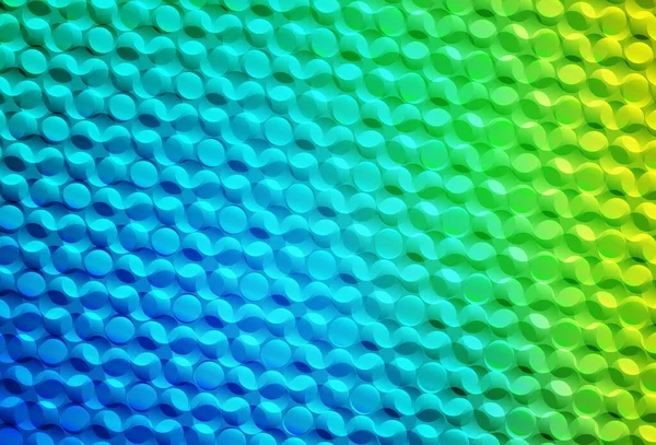 Синий Зеленый Вектор Искушают Кругами Размытый Декоративный Дизайн Абстрактном Стиле — стоковый вектор