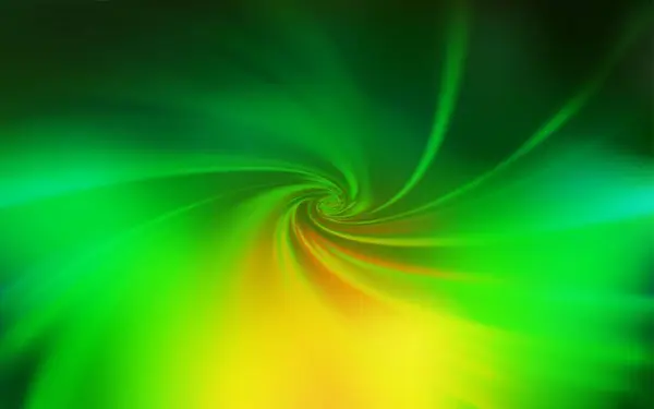 Fond Abstrait Brillant Vecteur Vert Clair Jaune Illustration Abstraite Scintillante — Image vectorielle