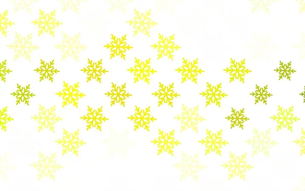 浅绿色 黄色矢量布局为新年风格 具有渐变的圣诞风格的彩色设计 图书横幅的图案 — 图库矢量图片